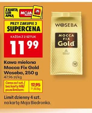 Kawa mielona Mocca Fix Gold Woseba