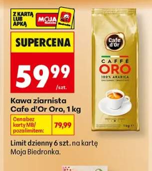 Kawa ziarnista Cafe d'Or Oro
