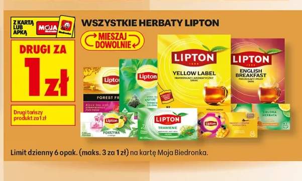 Herbaty Lipton +7 wariantów