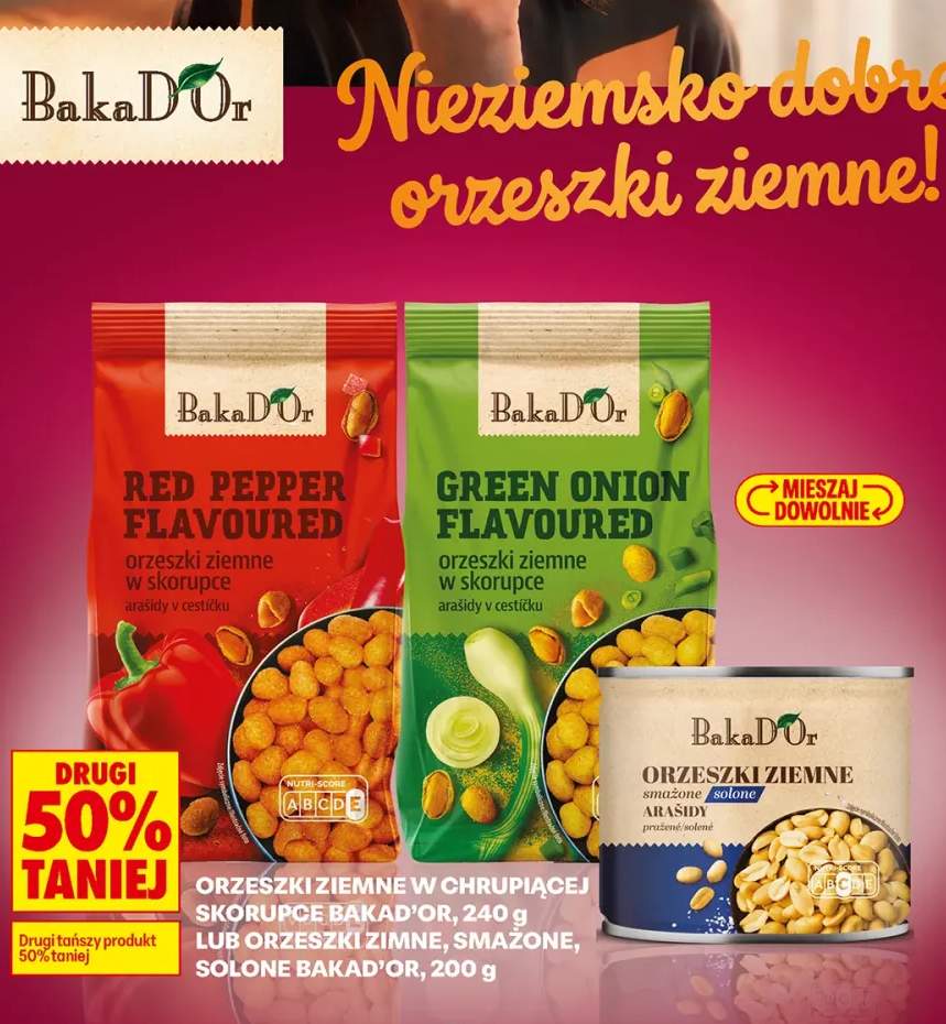 Orzeszki ziemne w chrupiącej skorupce Red Pepper Flavoured BakaD'Or +2 warianty