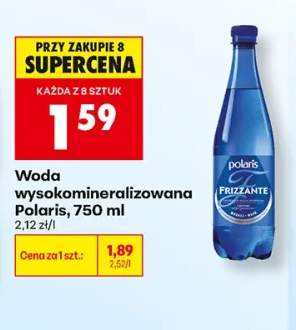 Woda niegazowana wysokozmineralizowana Polaris
