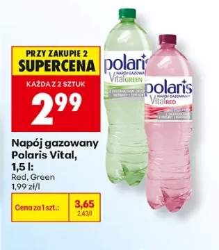 Napój gazowany Polaris Vital Red +1 wariant