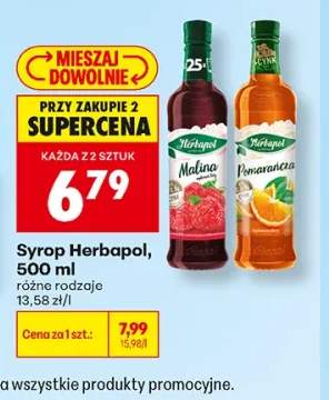 Syrop Herbapol malina +1 wariant