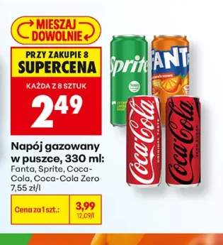 Napój gazowany w puszce Coca-Cola +3 warianty