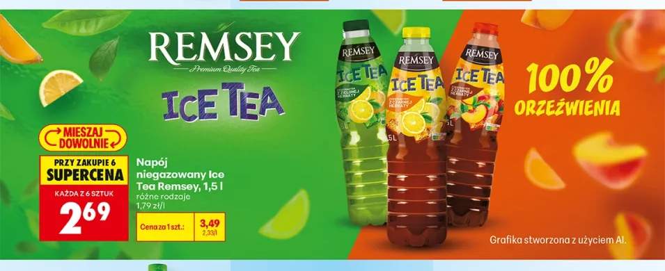 Napój niegazowany Ice Tea Remsey