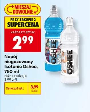 Napój niegazowany Isotonic Oshee
