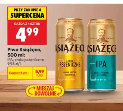 Piwo Książęce IPA +1 wariant
