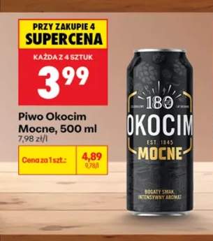 Piwo Okocim Mocne