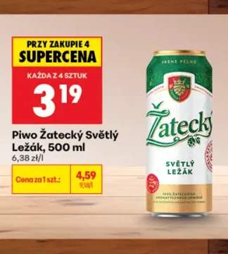 Piwo Žatecký Světlý Ležák