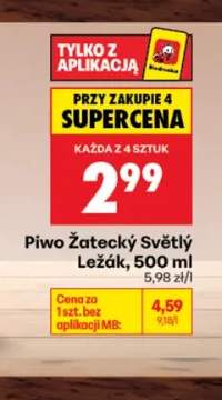 Piwo Žatecký Světlý Ležák