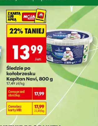 Śledzie po kołobrzesku Kapitan Navi