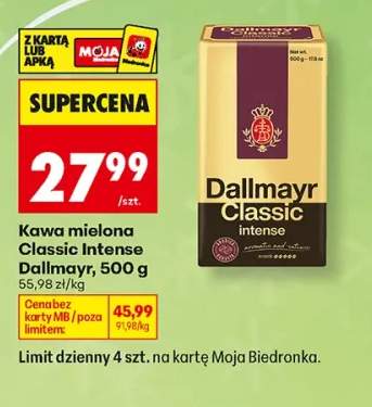 Kawa mielona Classic Intense Dallmayr