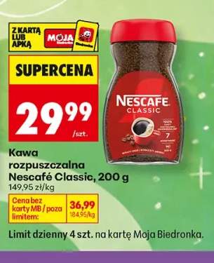 Kawa rozpuszczalna Nescafé Classic