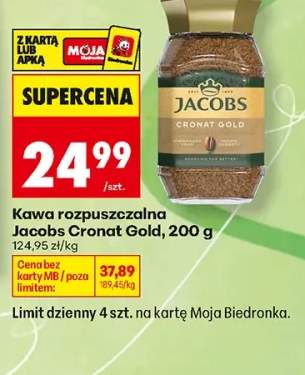 Kawa rozpuszczalna Jacobs Cronat Gold
