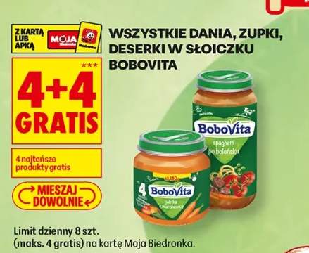 Deserek jabłka z marchewką BoboVita +2 warianty