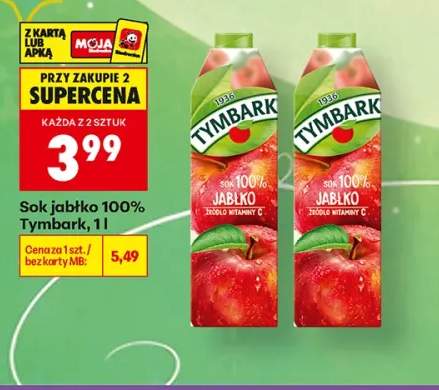 Sok jabłko Tymbark 100%
