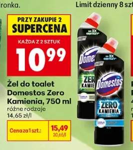 Żel do toalet Domestos Zero Kamienia