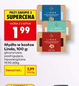 Mydło w kostce Linda glicerynowe +2 warianty