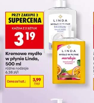 Kremowe mydło w płynie Linda