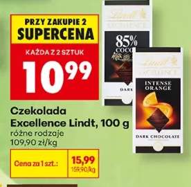 Czekolada Excellence Intense Orange Lindt +1 wariant