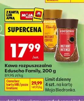 Kawa rozpuszczalna Eduscho Family +1 wariant