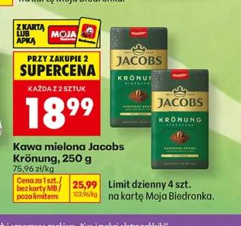 Kawa mielona Jacobs Krönung