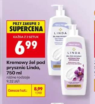 Kremowy żel pod prysznic Linda