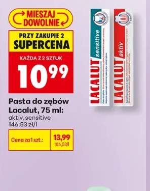 Pasta do zębów Lacalut aktiv +1 wariant