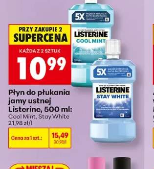 Płyn do płukania jamy ustnej Listerine Stay White +1 wariant
