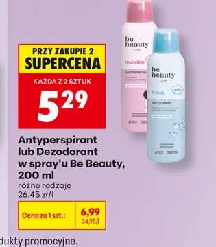 Antyperspirant w spray'u Be Beauty +1 wariant