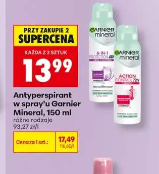 Antyperspirant w spray'u Garnier Mineral