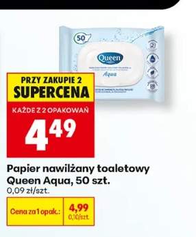 Papier nawilżany toaletowy Queen Aqua