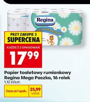 Papier toaletowy rumiankowy Regina Mega Paczka 16-pak