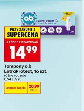 Tampony o.b. ExtraProtect