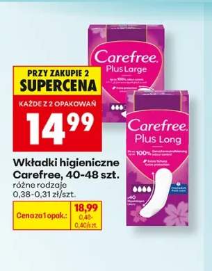 Wkładki higieniczne Carefree