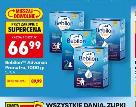 Mleko modyfikowane Bebilon Advance Pronutra 4 +3 warianty