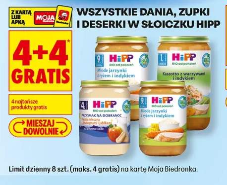 Danie Kaszotto z warzywami i indykiem HiPP +3 warianty