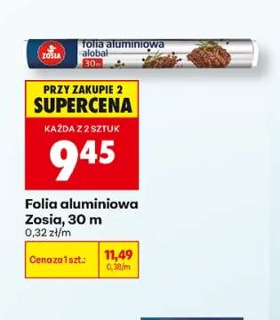 Folia aluminiowa Zosia 30 m