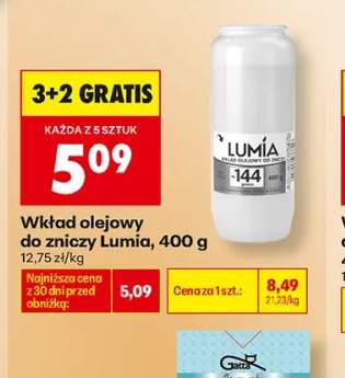 Wkład olejowy do zniczy Lumia