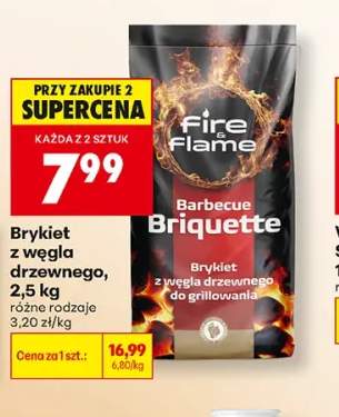 Brykiet z węgla drzewnego Fire & Flame