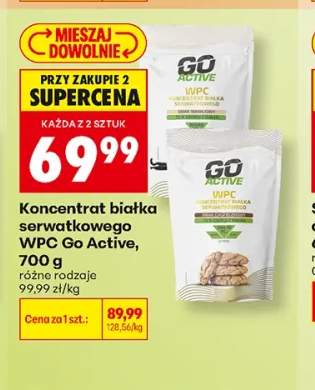 Koncentrat białka serwatkowego WPC Go Active waniliowy +1 wariant