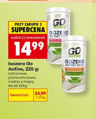 Isozero Go Active malina z miętą +2 warianty