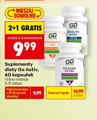 Suplement diety Witamina D3+K2 Go Active +2 warianty