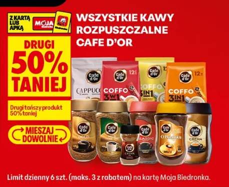 Kawa rozpuszczalna Coffo 3w1 Cafe d'Or +8 wariantów