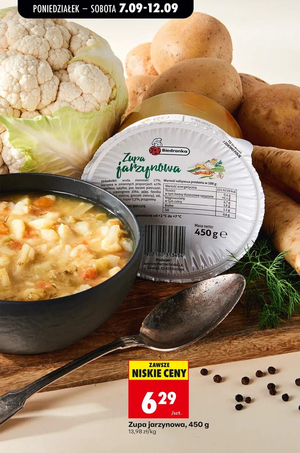 Zupa jarzynowa Biedronka