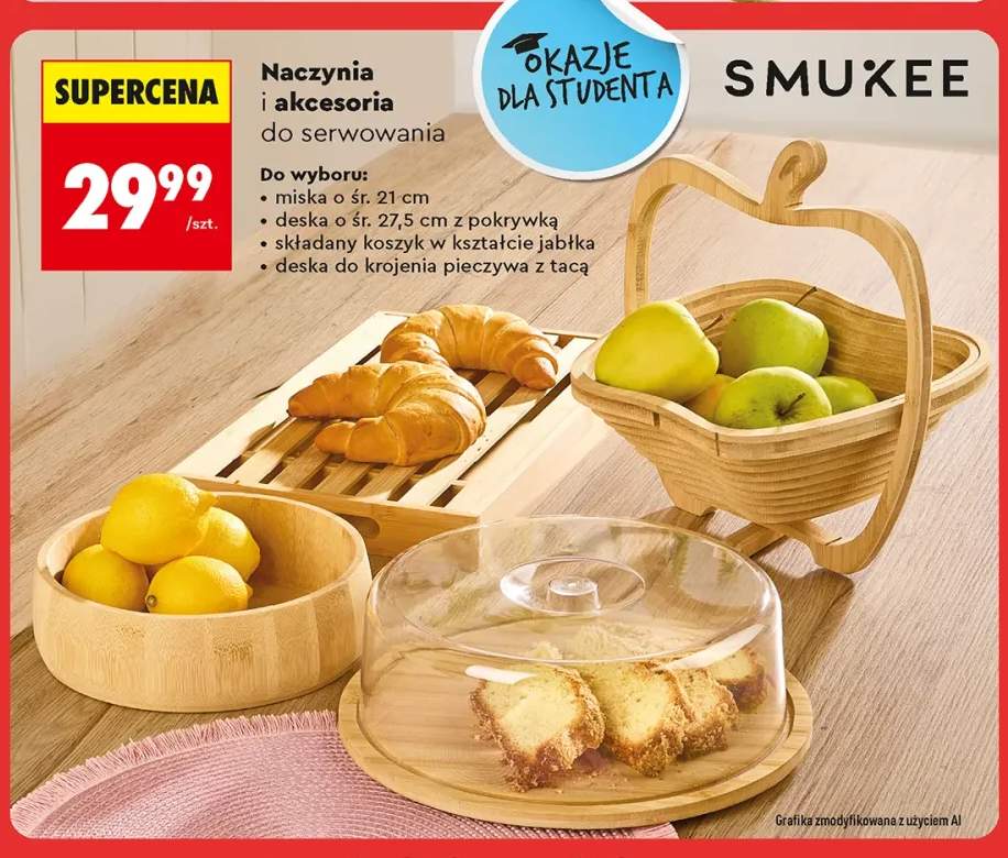 Deska o śr. 27,5 cm z pokrywką Smukee +3 warianty
