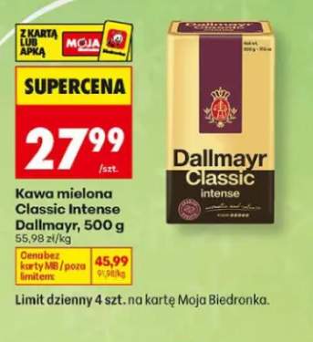 Kawa mielona Dallmayr Classic Intense
