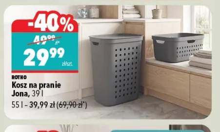Kosz na pranie Jona 55 l Rotho +1 wariant