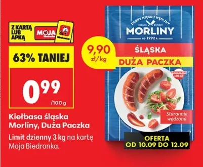Kiełbasa śląska Morliny Duża Paczka