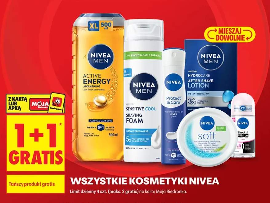 Kosmetyki Nivea +6 wariantów
